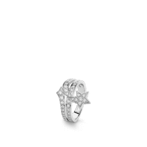 ??TOILE FILANTE RING 18K white gold, diamonds