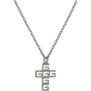 73CD8F18-445C-CFC3-D158-41C08604BD7F.jpg Silver Square G Cross Necklace
