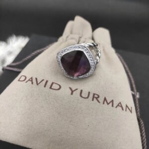 785C436C-ED19-2DE8-BC76-1E13845D1CDF.jpg Albion® Ring Sterling Silver with Amethyst and Diamonds, 14mm