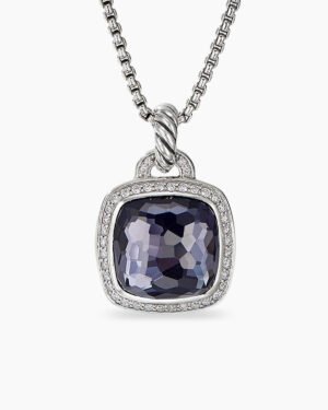 7B12C1F0-C837-C988-DEBC-BD38CE0CD1B8.jpg Albion Pendant Sterling Silver with Black Orchid and Diamonds, 14mm