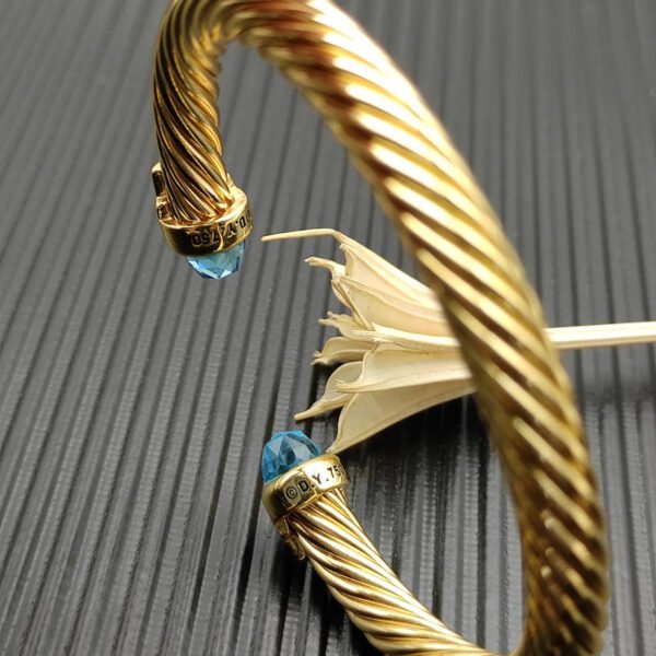 AFBC4667-C7B3-58BB-E1E2-4E72D5D48F17.jpg 7mm Cable Bracelet with Aquamarine & Diamond Accents