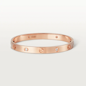 LOVE BRACELET, 4 DIAMONDS